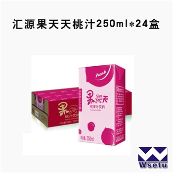 汇源水蜜桃汁（250ml）*24盒