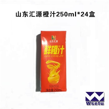 山东汇源橙汁250ml*24盒