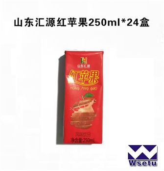 山东汇源红苹果250ml*24盒